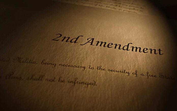 1126054202 featured image 2nd Amendment text on old parchment paper.