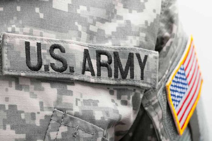252903799 featured image U.S. Army uniform with American flag patch.