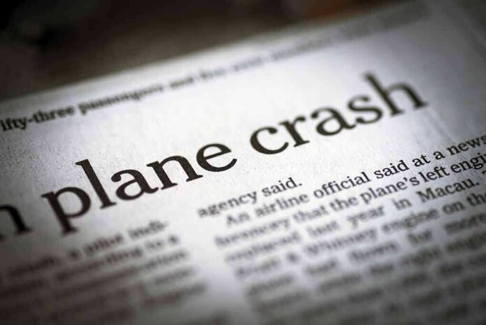 290501621 featured image Newspaper headline about a plane crash story