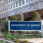 Department of Energy sign outside a government building