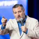 Cruz EXPOSES Presidential Signature Deception – NOT VALID! Man speaking into microphone, gesturing with hand.