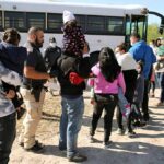 5-Year-Old American Citizen DEPORTED – Outrage Ignites! Families and children waiting in line near a bus