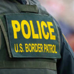ICE Officers Act – Drowning Child REVIVED! Police U.S. Border Patrol uniform close-up.
