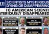 ELEVEN Scientists DEAD or MISSING—Government Silent