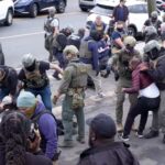 RAW VIDEO: Protesters & ICE Agents Clash Outside Delaney Hall Detention Center In Newark, New Jersey