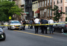 Man ARRESTED – Broad Daylight DECAPITATION! Police gathered at an urban crime scene.