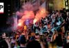 NYC BURNS As Celebrations Turn Into Mayhem! Celebrations erupt in New York after Knicks win first NBA championship in 53 years