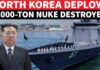 'NUCLEAR NAVY IS HERE': Kim Jong Un Stuns Trump With 5,000-Ton North Korean Nuke Destroyer | WATCH