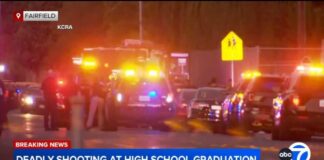 1 killed, 3 others shot after a high school graduation ceremony in Northern California