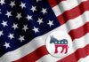 Dems Elect Al-Qaeda Member — The Islamist Party Is Here American flag with a Democratic Party donkey symbol
