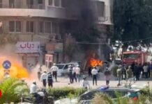 Bombs Rock Region During Presidents Visit Bombs go off near hotel where Macron is staying in Damascus