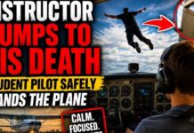 Student Pilot Safely Lands Plane After Instructor Opens Cockpit Door Jumping to His Death Mid-Flight