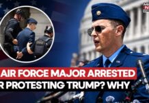 Uniformed MAJOR Arrested On Capitol Steps Trump Faces Protest From Armed Forces? Major Jason Watson Arrested For Demanding Trump's Impeachment