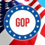 Leftist Couple Pleads Guilty to Defacing GOP Headquarters with Swastikas GOP emblem over American flag