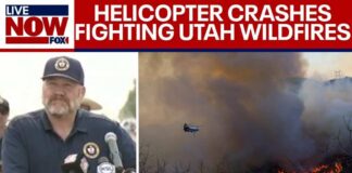 BREAKING: Helicopter crashes while battling wildfires in Utah