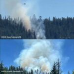 An US Navy F/A-18 fighter jet crashed at Rimrock Lake in Washington.