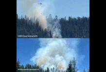 An US Navy F/A-18 fighter jet crashed at Rimrock Lake in Washington.