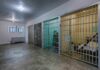 ICE Guards Taunt Starving Kids Interior view of a prison cell block with metal bars and concrete flooring