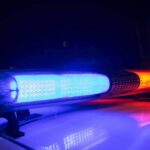 Army Vet Guns Down Masked Intruder – He Picked The Wrong House Police car light bar flashing blue and red at night