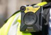 Bodycam Shows Officers Taking Heavy Fire During Mass Shooting Body-worn camera attached to a high-visibility vest