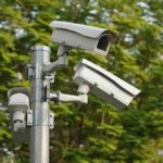 Trump Endorses Flock – Privacy Fight Erupts surveillance cameras mounted on a metal pole