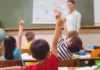 English-Only Shock: California Schools Upended Students raising hands in a classroom