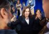 Kamala Maniacally Laughs During Dem Campaign Event Kamala Harris speaks to a crowd as Maya Harris stands nearby
