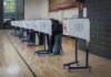 Hundreds of Ballots Found Dumped on Notorious Skid Row Voters at polling booths in a gymnasium