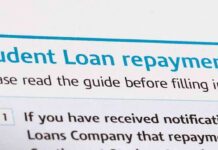 Trump Appoints Debt Collectors To Seize Wages From Student Loan Defaulters Document titled Student Loan repayments with instructions for filling out forms