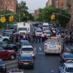 DSA Now Calling The Shots After Mamdani Blunder Police vehicles and officers block a city street during an active scene